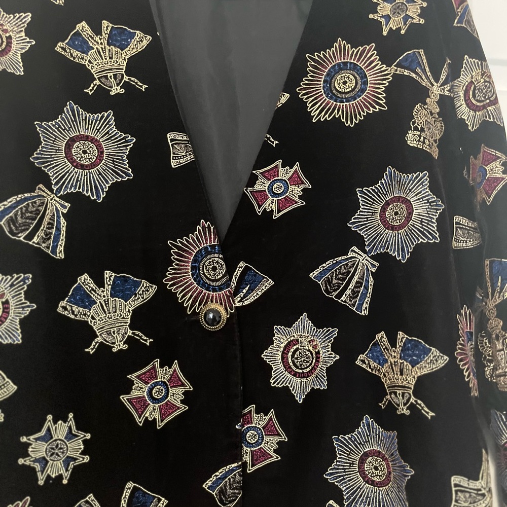 Embroidered Black Women's Jacket